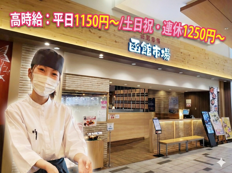 株式会社カフェ　函館市場イオンモール草津店の派遣求人情報