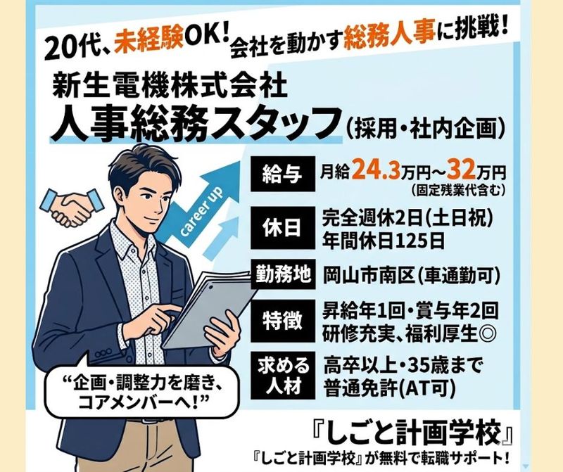 新生電機株式会社の求人・転職情報