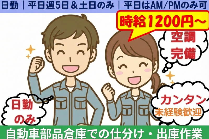 株式会社コレクテ　静岡県藤枝市高田(自動車部品倉庫/請負先)
