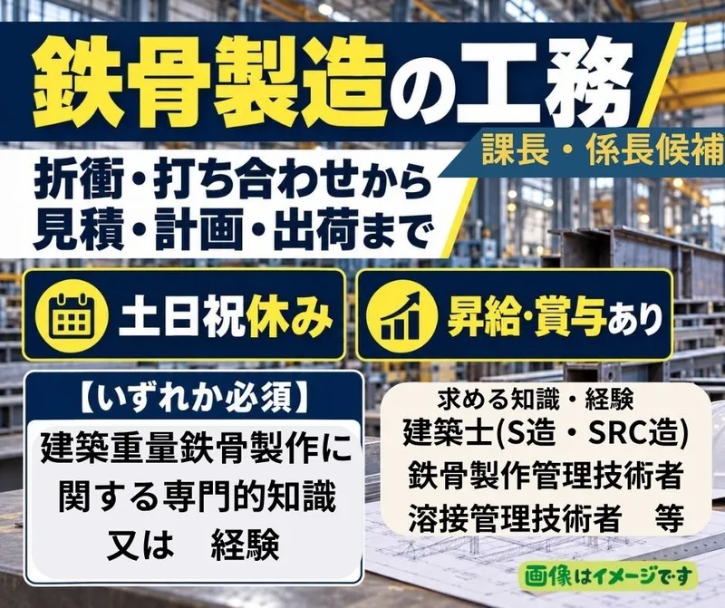 株式会社　福田鉄工のアルバイト・バイト求人情報
