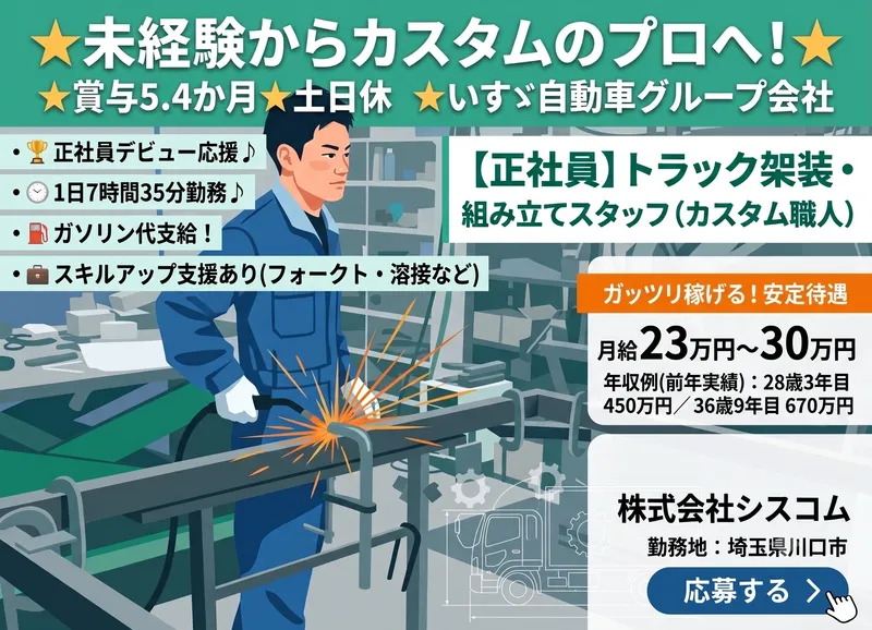 株式会社シスコムの求人・転職情報