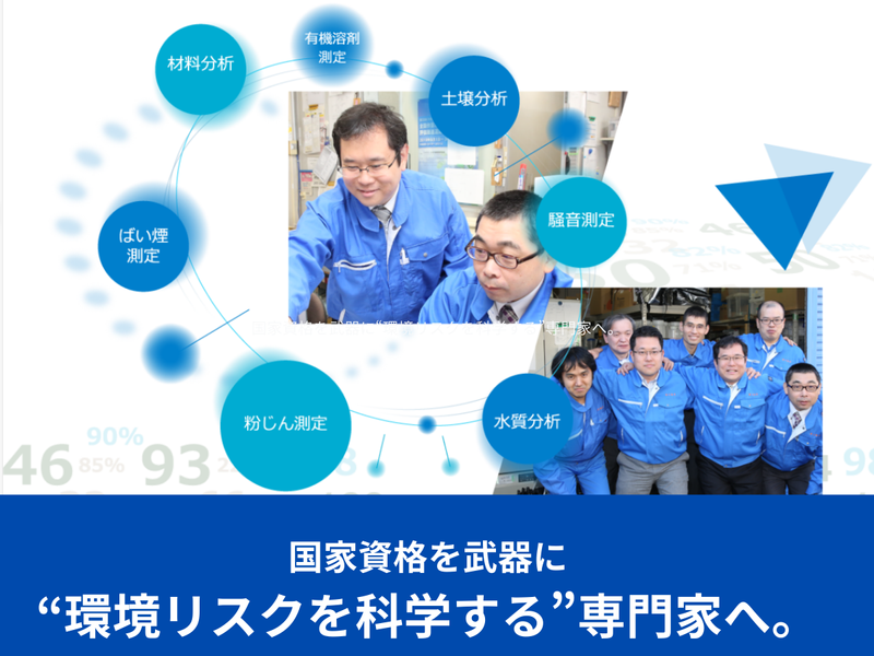 【文理不問】~環境を「はかる」専門職へ