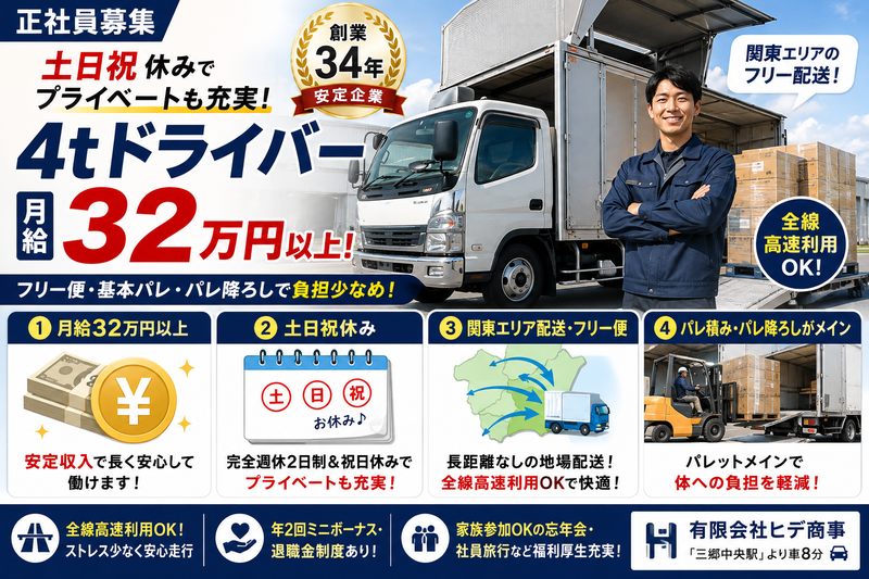 有限会社ヒデ商事-0001の求人・転職情報