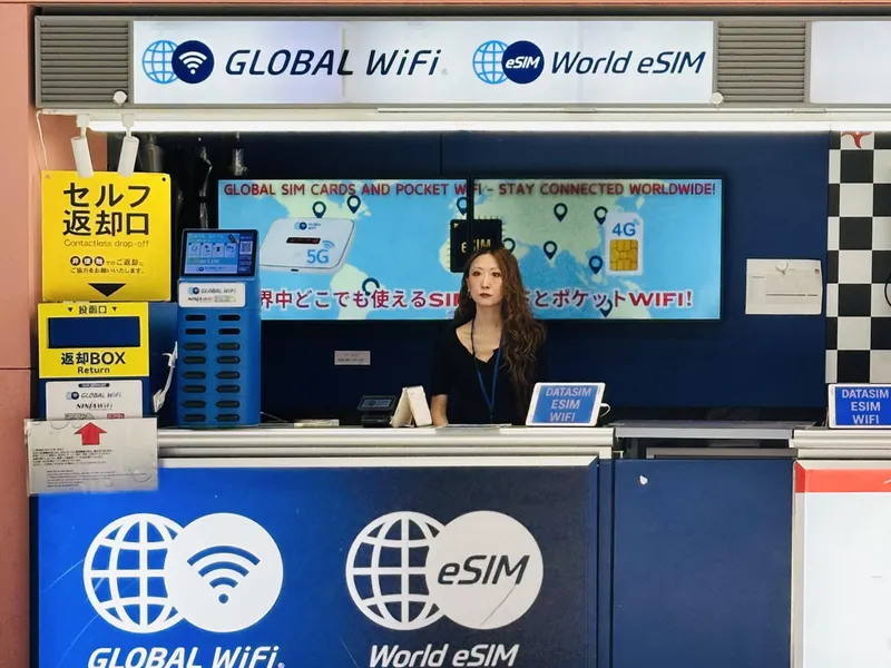 株式会社ビジョン　グローバルWiFi関西空港カウンターのアルバイト・バイト求人情報