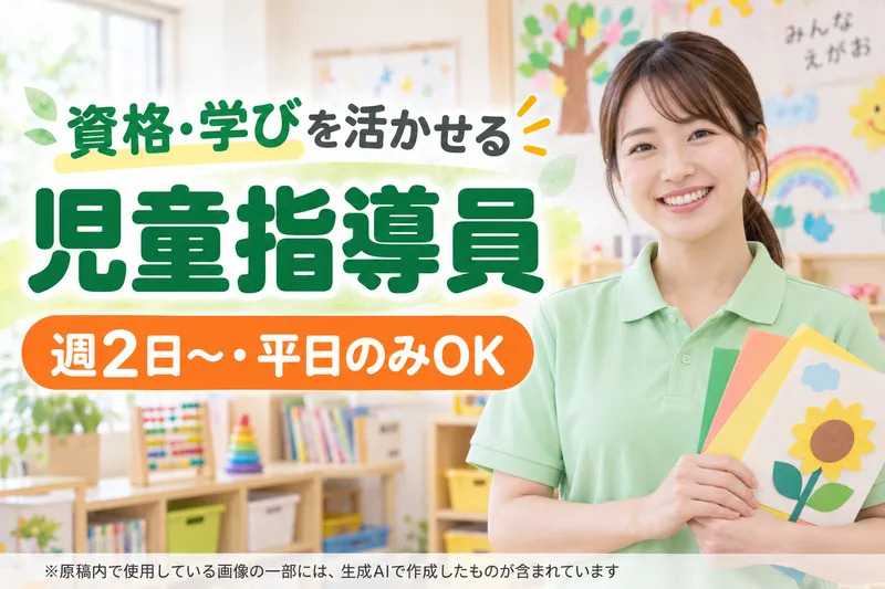児童発達支援・放課後等デイサービス ぐりんぴーす (株式会社サラダ介護)のアルバイト・バイト求人情報