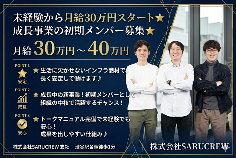 株式会社ＳＡＲＵＣＲＥＷの求人・転職情報