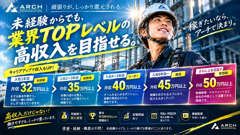 株式会社アーチの求人・転職情報