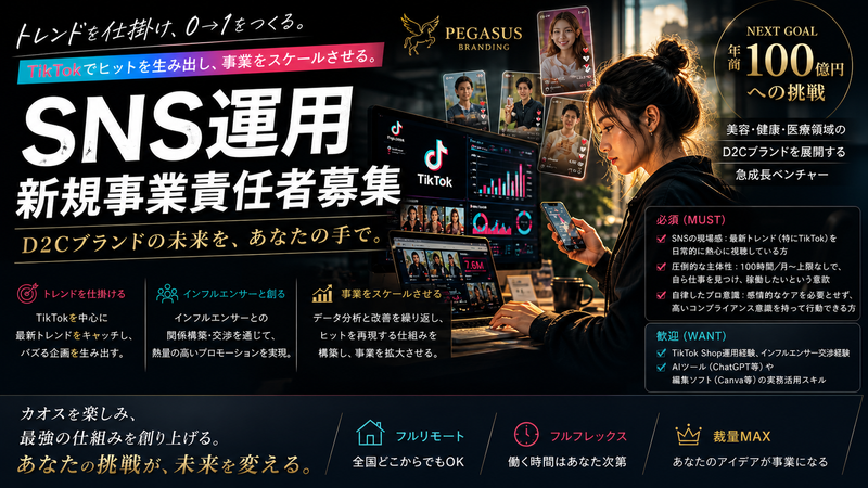 ペガサスブランディング株式会社の求人・転職情報