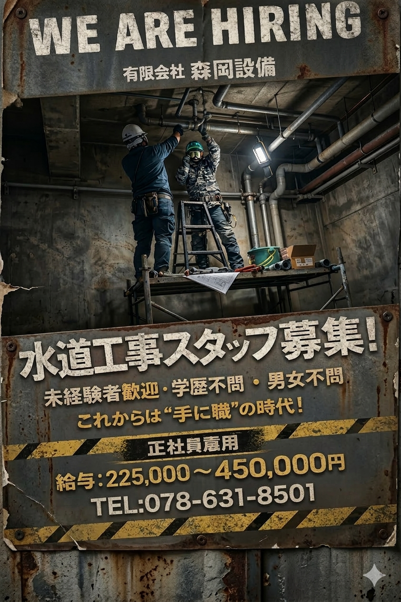 有限会社森岡設備の求人・転職情報