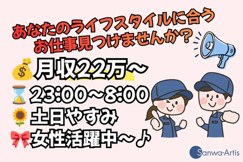 サンワアルティス株式会社のアルバイト・バイト求人情報-46