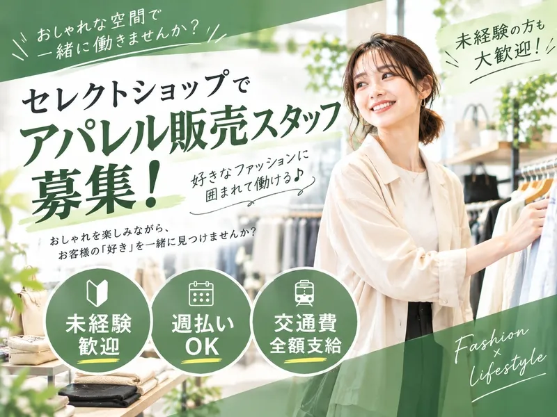 ファッション人材リンク株式会社のアルバイト・バイト求人情報