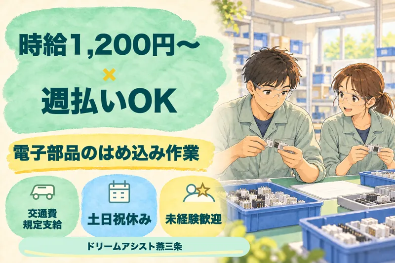 株式会社ドリームアシスト燕三条 燕市エリアのアルバイト・バイト求人情報