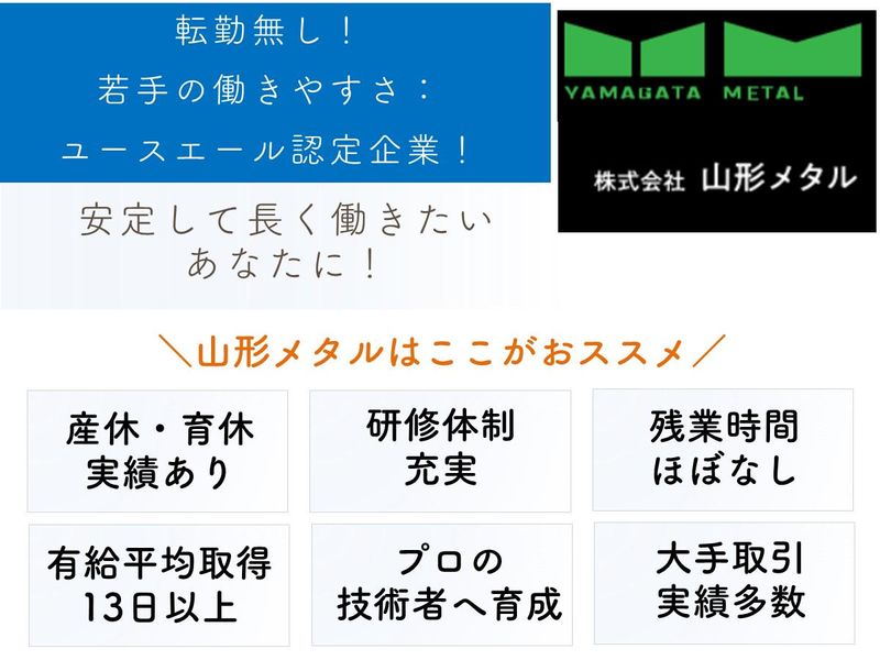株式会社山形メタル-0003の求人・転職情報
