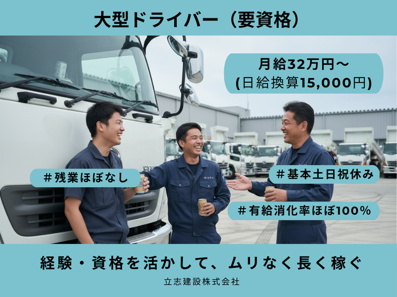 立志建設株式会社の求人・転職情報