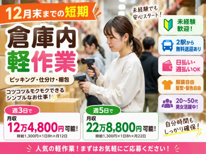 新成梱包株式会社のアルバイト・バイト求人情報