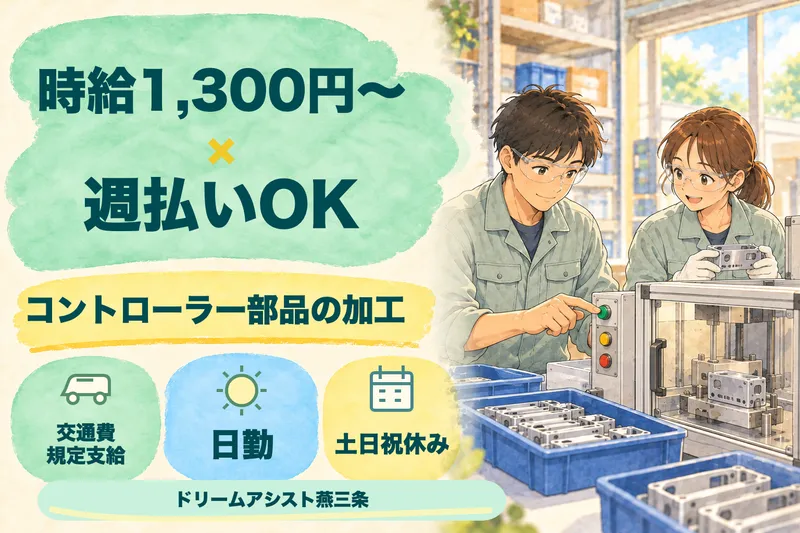 株式会社ドリームアシスト燕三条 三条市エリアのアルバイト・バイト求人情報