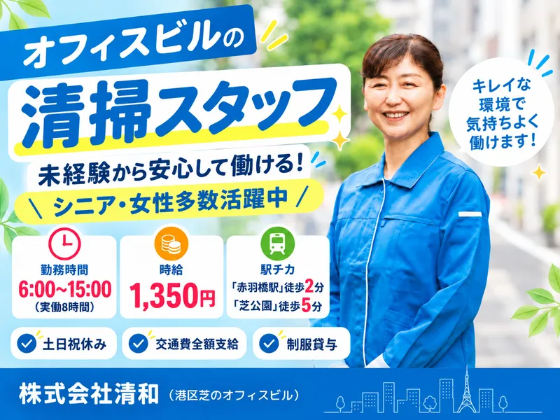 株式会社清和(港区芝のオフィスビル)のアルバイト・バイト求人情報-02
