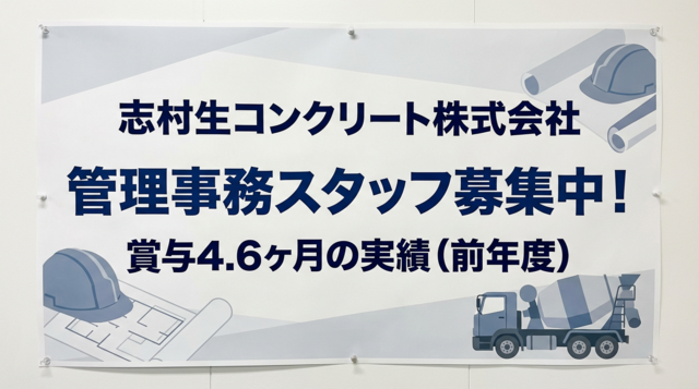 志村生コンクリート株式会社の求人・転職情報