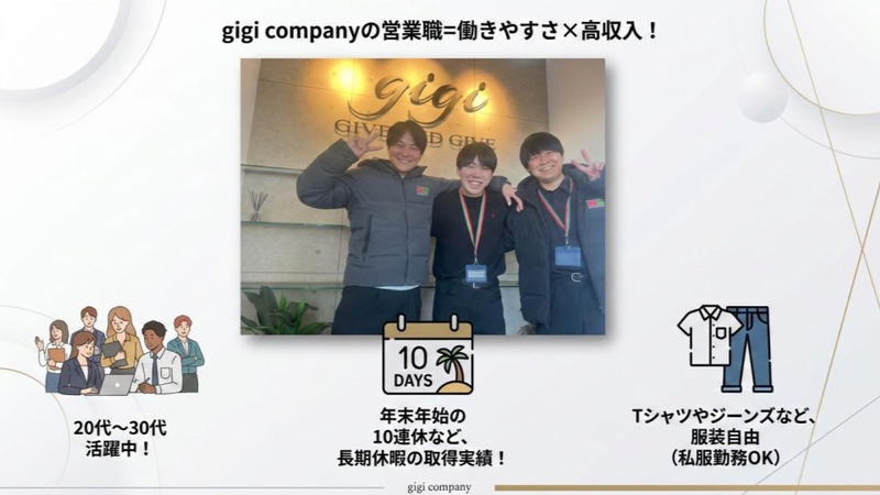 株式会社gigicompanyの求人・転職情報