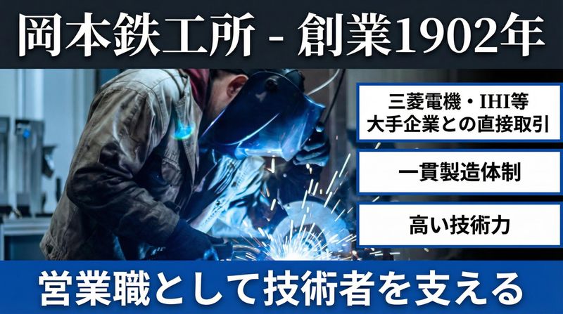 株式会社岡本鉄工所の求人・転職情報