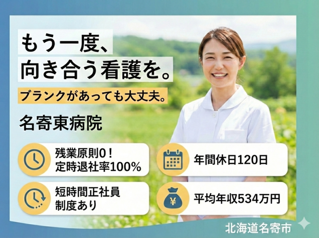 一般社団法人上川北部医師会　名寄東病院の求人・転職情報