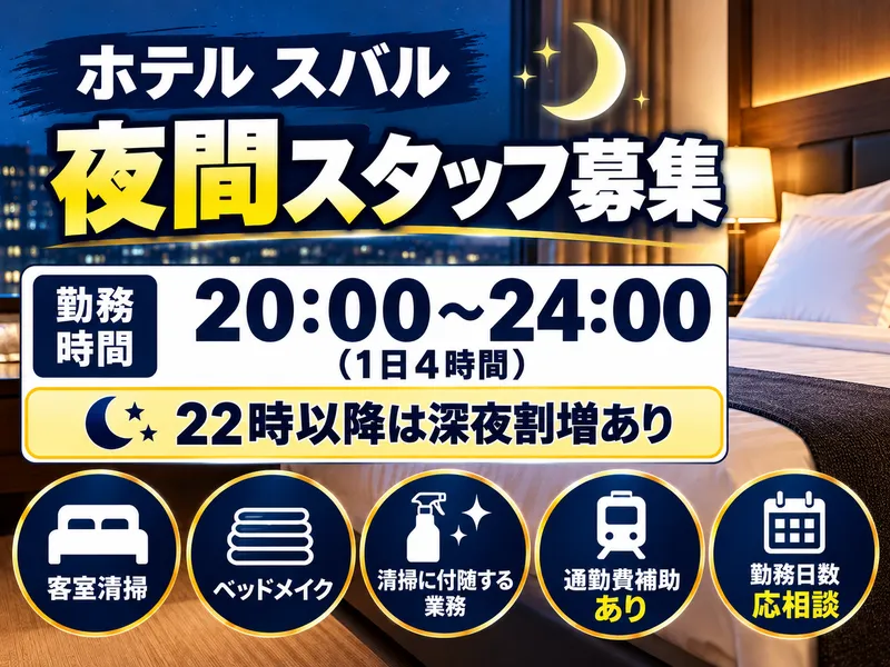 ホテルスバルのアルバイト・バイト求人情報