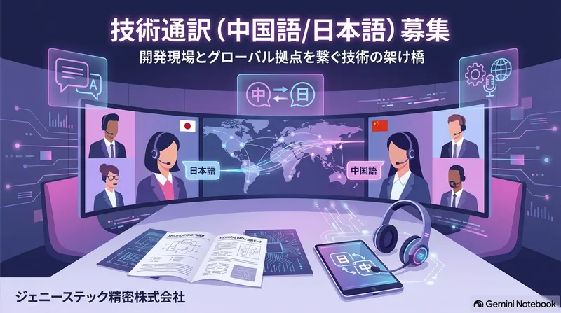 ジェニーステック精密株式会社の求人・転職情報