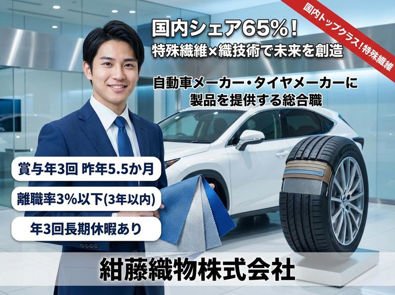 紺藤織物株式会社の求人・転職情報