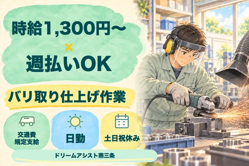 株式会社ドリームアシスト燕三条 三条市エリアのアルバイト・バイト求人情報