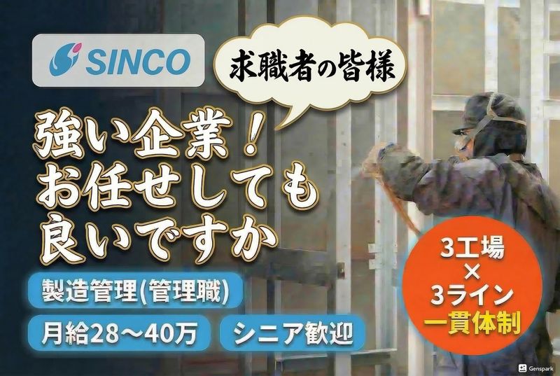 シンコー株式会社の求人・転職情報