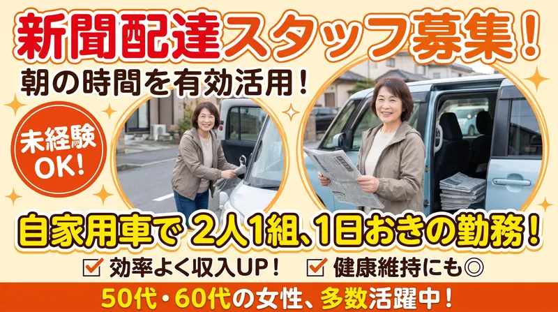 (株)福井新聞宝永販売店のアルバイト・バイト求人情報
