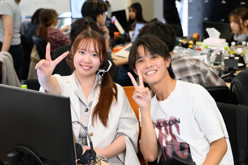 SNS事業部アカウント運用に携わるインターン※残業ほぼなし