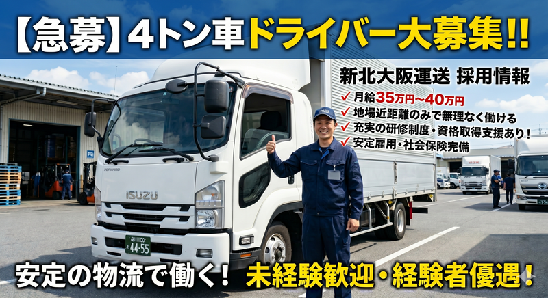新北大阪運送株式会社の求人・転職情報