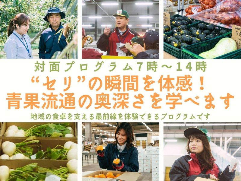 【対面開催】青果物流通の1日を体験〜青果物に値段が付く瞬間〜