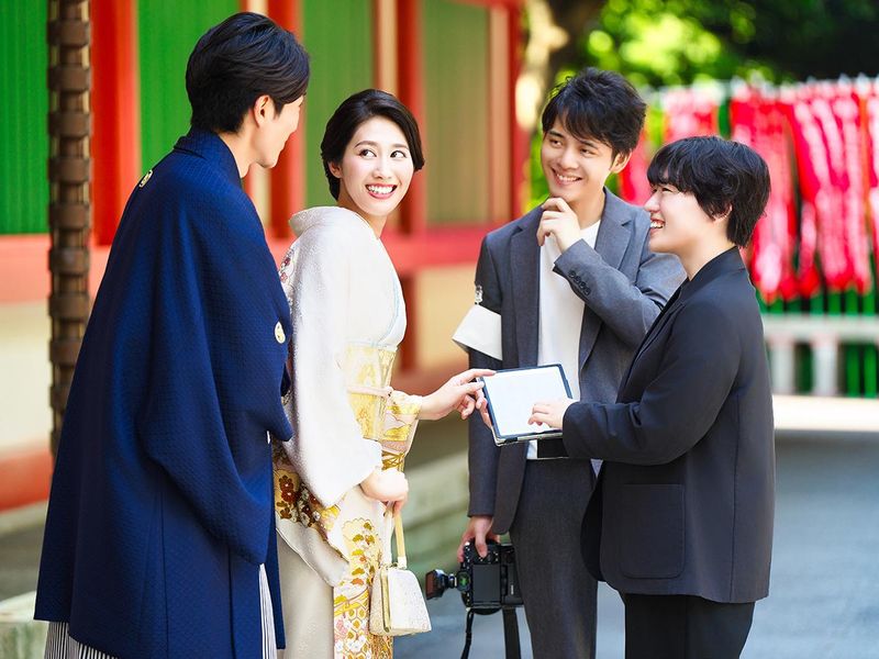 撮影により異なりますが、主に「赤坂 日枝神社」となりますのアルバイト・バイト求人情報-02