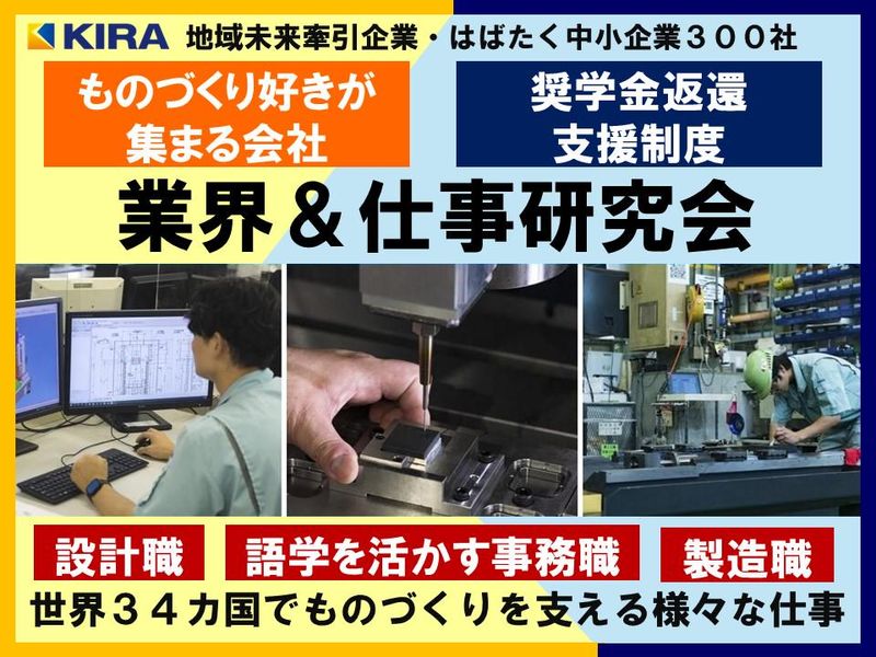 WEB_世界34か国へ出荷!世界のモノづくりを支える!