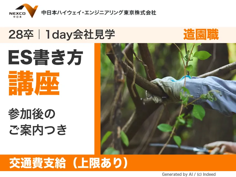 造園職|高速道路の緑地管理を知る1day会社見学