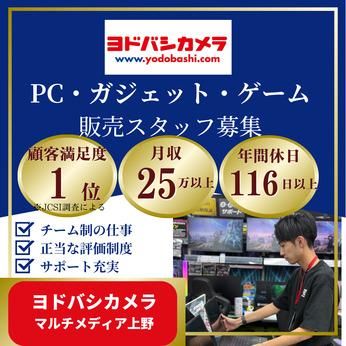 ヨドバシカメラ　マルチメディア上野のアルバイト・バイト求人情報-46