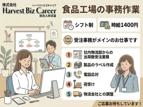 株式会社Harvest Biz Careerの派遣求人情報