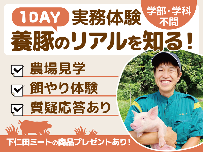 畜産業|養豚場での1日仕事体験(10:00~16:00)