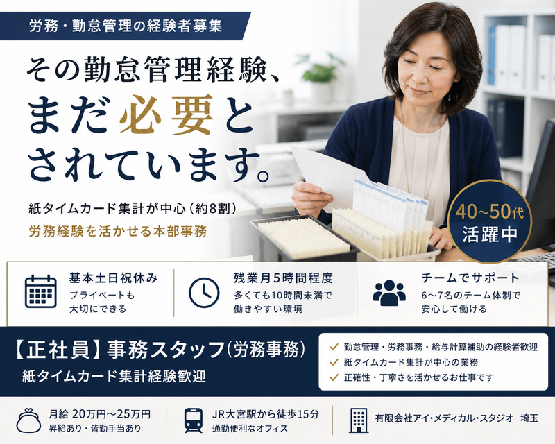 有限会社アイ・メディカル・スタジオの求人・転職情報