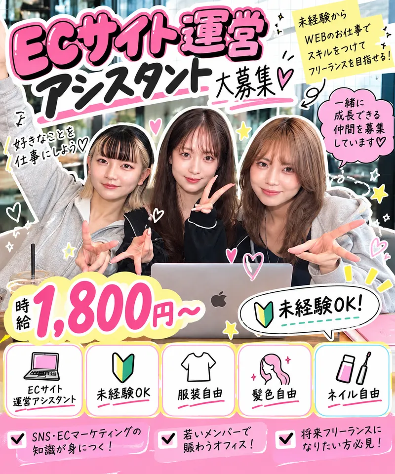渋谷エリア/株式会社greedyのアルバイト・バイト求人情報