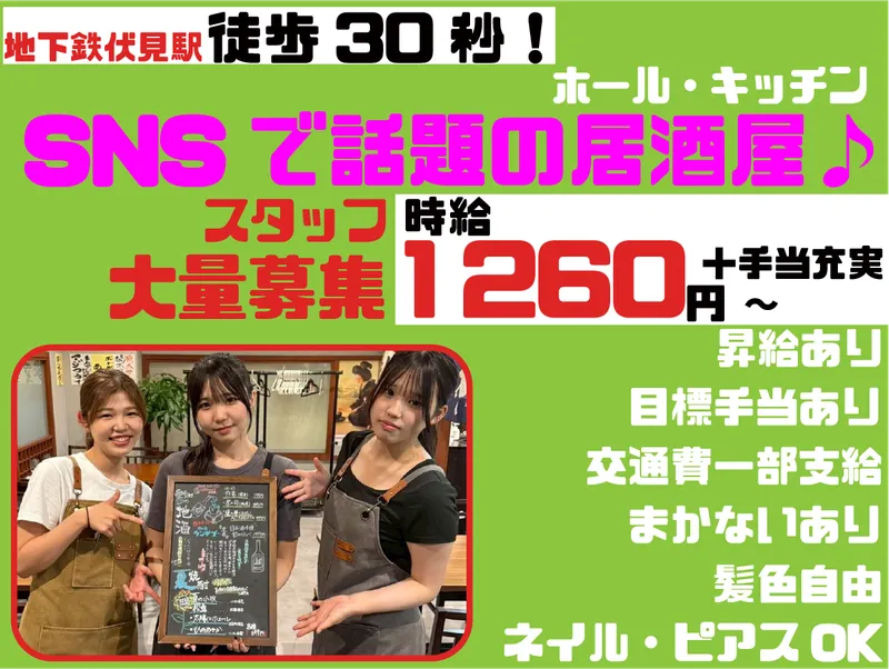 居酒屋 串ト酒ランデブー　※朝昼営業時の店名は「日々是新」のアルバイト・バイト求人情報-01
