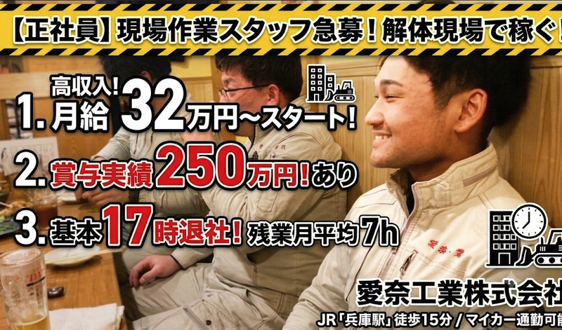愛奈工業株式会社の求人・転職情報