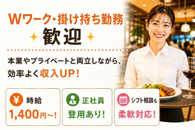 【GRILL DINING&WINE 金山テラス(宝エステートサービス株式会社)】のアルバイト・バイト求人情報-19