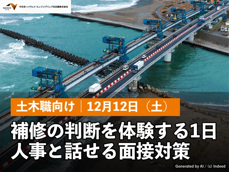 土木職│補修の判断を体験+人事と面接対策│12月12日