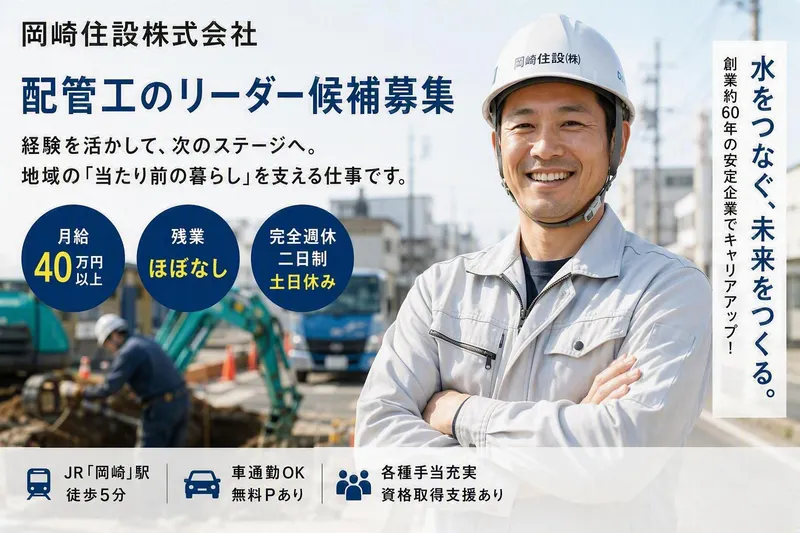 岡崎住設株式会社の求人・転職情報
