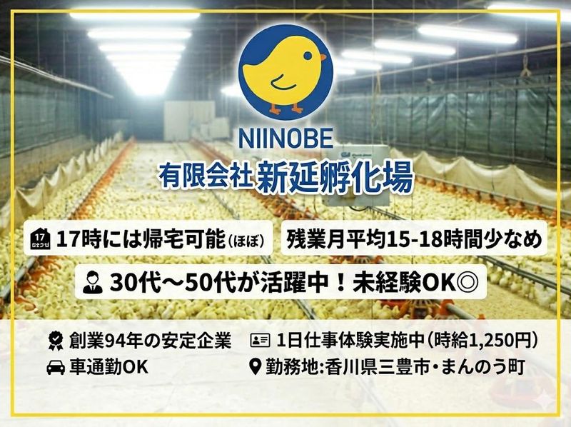 有限会社　新延孵化場の求人・転職情報