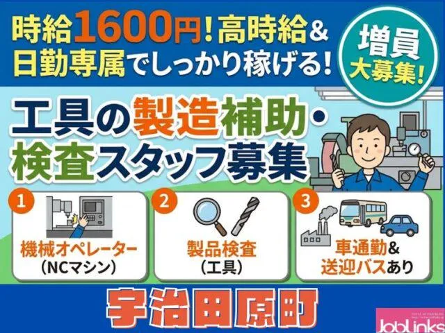 株式会社ジョブリンクス　京都南オフィスの求人・転職情報
