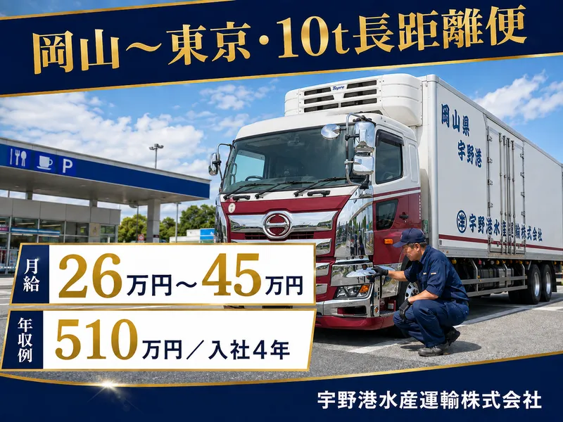 宇野港水産運輸株式会社の求人・転職情報